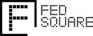 Fed Square Logo - Black on White